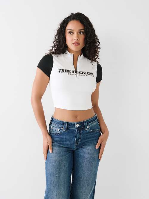 White true hot sale religion top