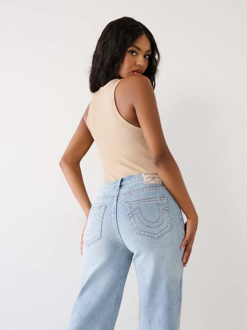 LEILA HIGH RISE WIDE LEG JEAN