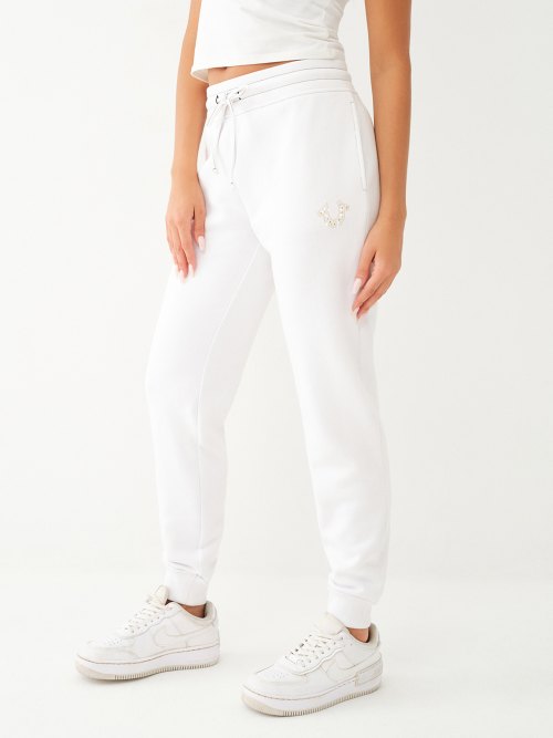 STUDDED FLEECE JOGGER