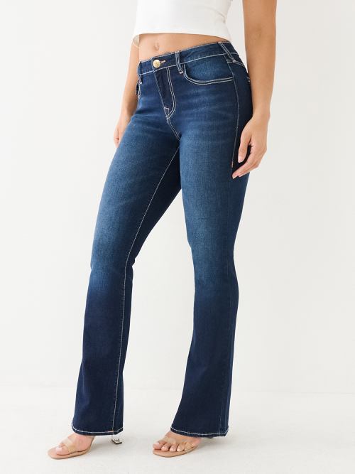 Seven 7 Jeans Logo Stitch Pocket Flare Leg Size 24