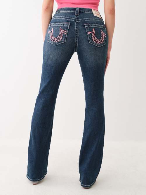 BECCA EMBROIDERED BOOTCUT JEAN