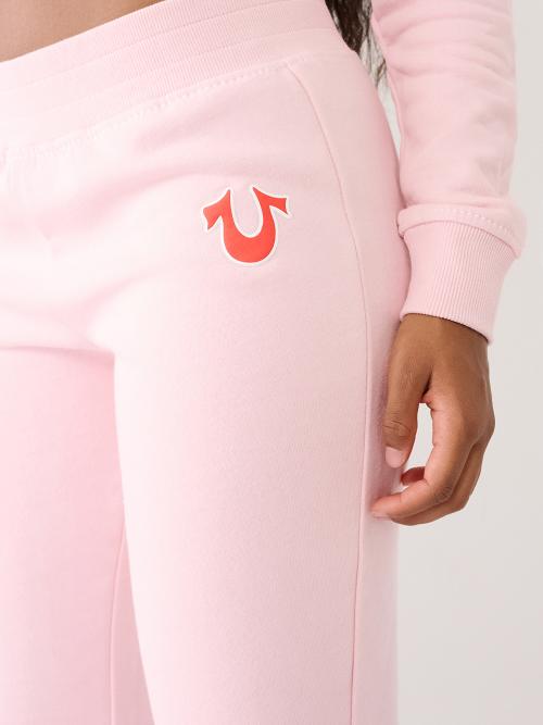 Pink true religion sweat suit best sale