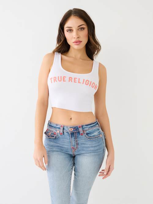 TR RAW CUT CROP TANK