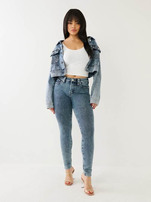 JENNIE MID RISE CURVY TERRY SKINNY JEAN