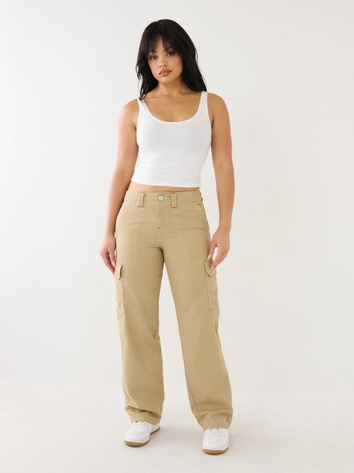 Jessie Cargo Pant Khaki, Buy Online