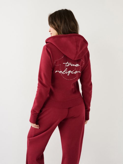 All red true religion sweat clearance suit