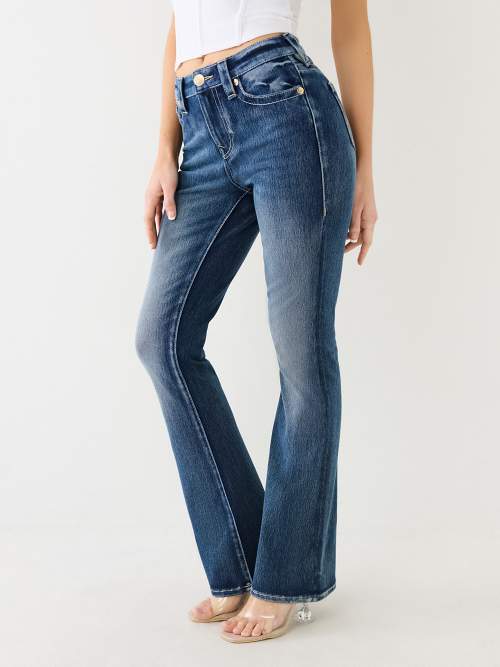 BECCA MID RISE TERRY BOOTCUT JEAN