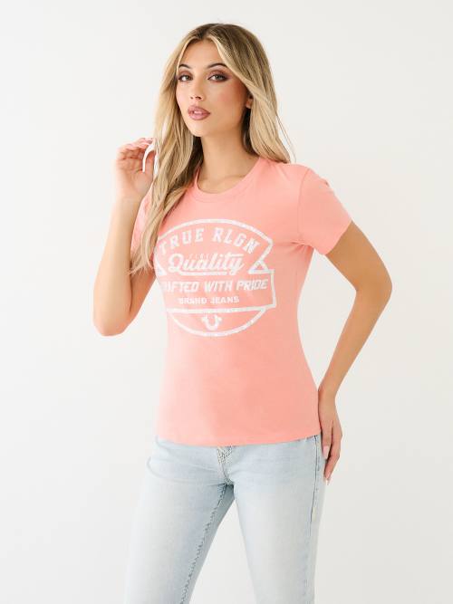 Red true religion shirt hot sale womens