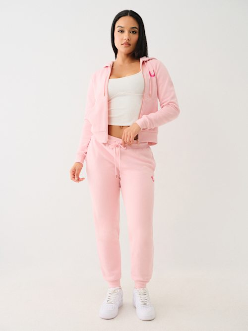  METALLIC HORSESHOE LOGO JOGGER 