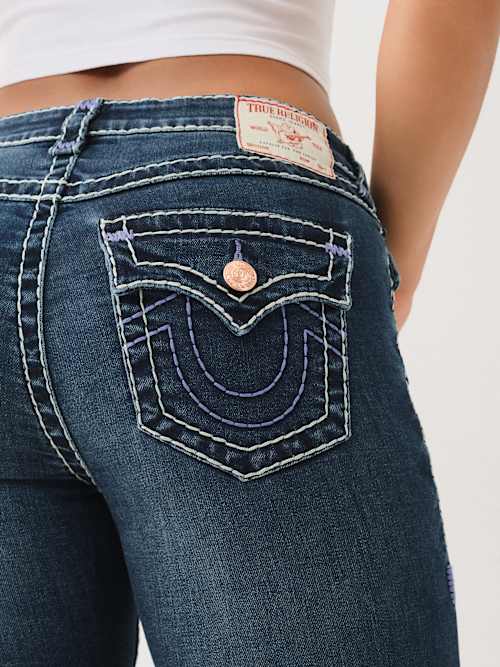 ПРЯМЫЕ ДЖИНСЫ BILLIE СРЕДНЕЙ ПОСАДКИ SUPER T С ОТВОРОТОМ