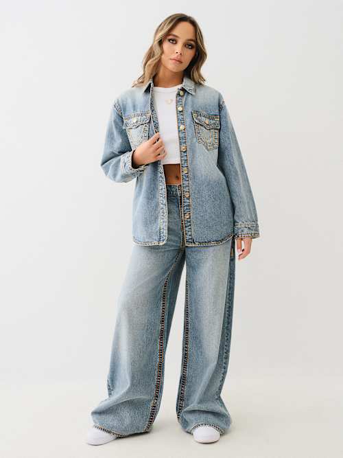 DENIM SUPER T SHACKET