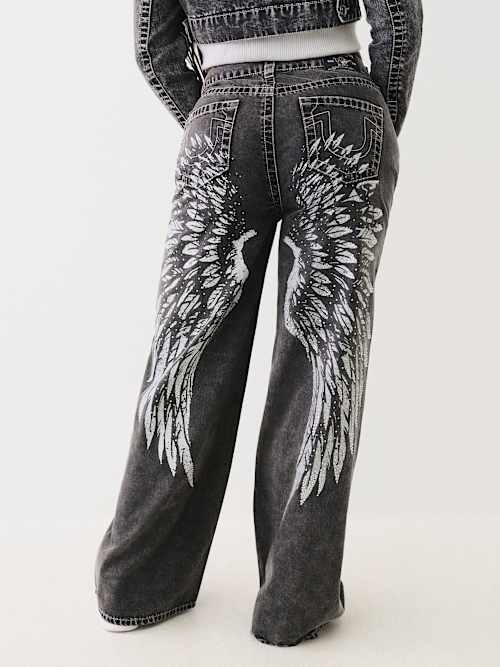  JESSIE WING SUPER BAGGY JEAN