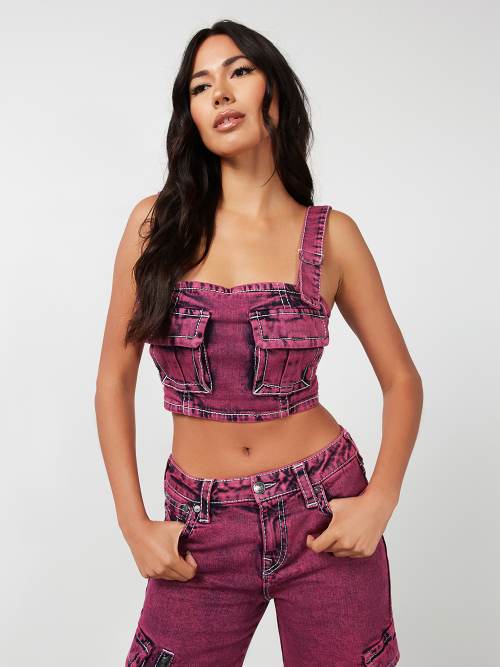 OVERDYE BIG T CARGO BUSTIER TOP