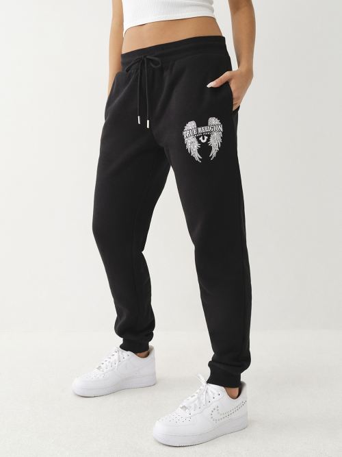 CRYSTAL WING DRAWSTRING JOGGER