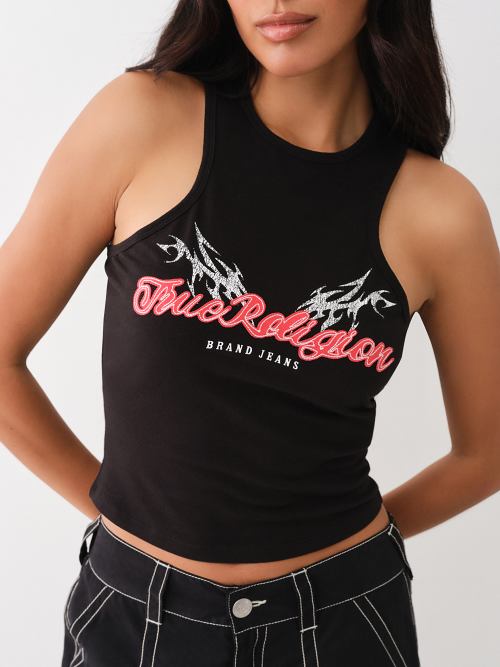 TRUE RELIGION WING RACER TANK 