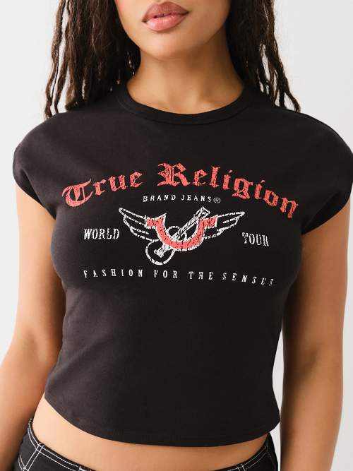 FADED LOGO CUTOUT TOP