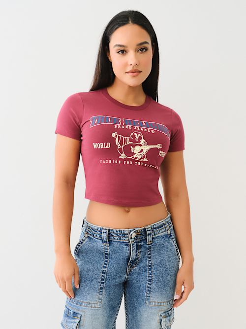WORLD TOUR LOGO BABY TEE