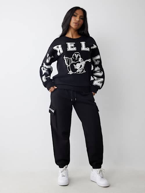 BOYFRIEND LOGO PULLOVER SWEATER