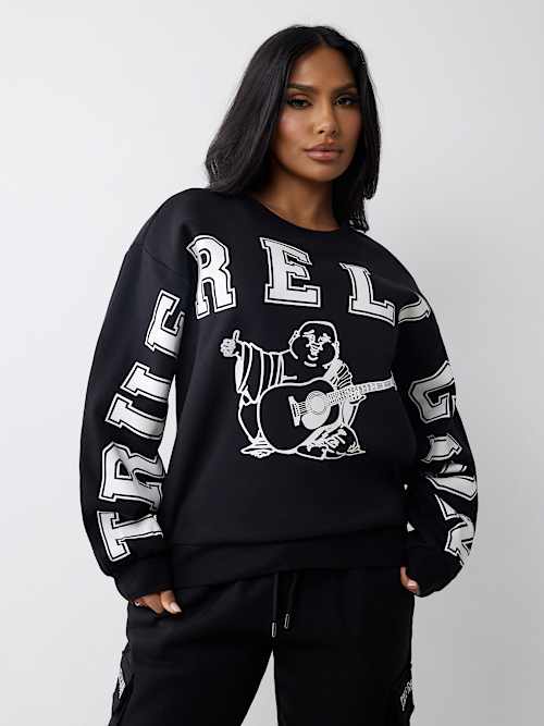 BOYFRIEND LOGO PULLOVER SWEATER