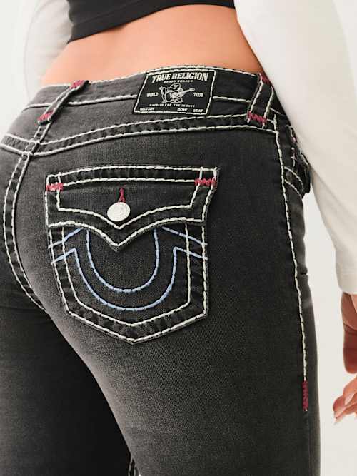 ДЖИНСЫ HALLE SUPER T СО СРЕДНЕЙ ПОСАДКОЙ