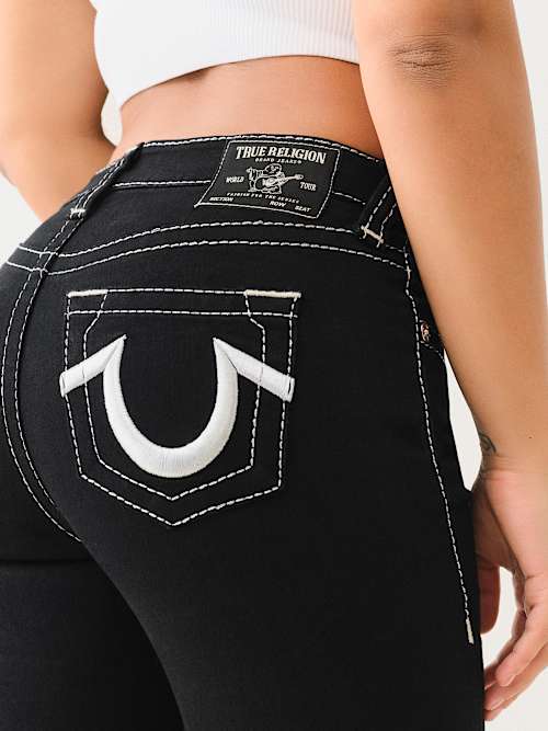 ПРЯМЫЕ ДЖИНСЫ BILLIE СРЕДНЕЙ ПОСАДКИ С БОЛЬШОЙ ФУТБОЛКОЙ И ЛЮРЕКСОМ