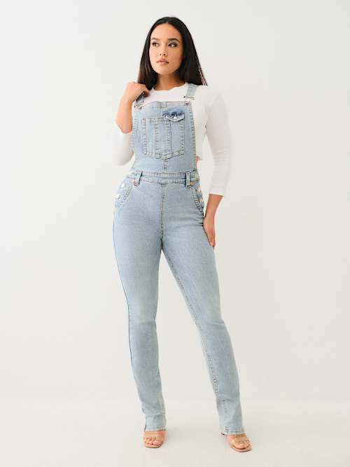 КОМБИНЕЗОН С ПРЯМЫМИ ШТАНИНАМИ