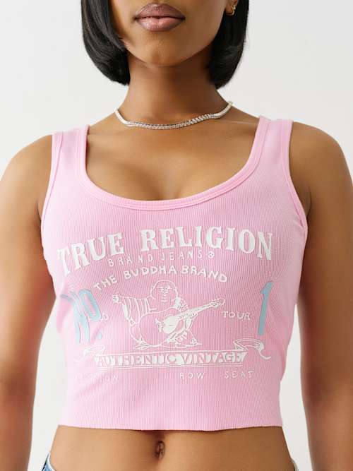 HERITAGE LOGO CROP TANK