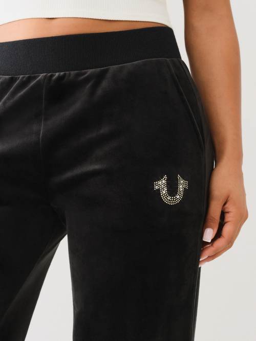 CRYSTAL STRAIGHT LEG SWEAT PANT