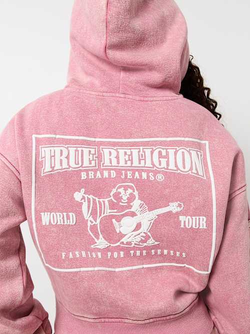 УКОРОЧЕННАЯ ТОЛСТОВКА С ВИНТАЖНЫМ ЛОГОТИПОМ WASH