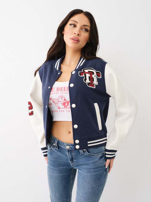 True religion baseball jacket sale