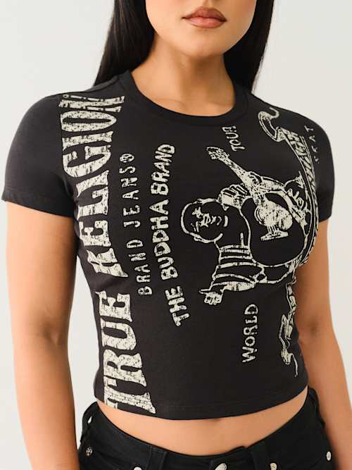 CAMISETA PEQUEÑA CON LOGOTIPO RETRO