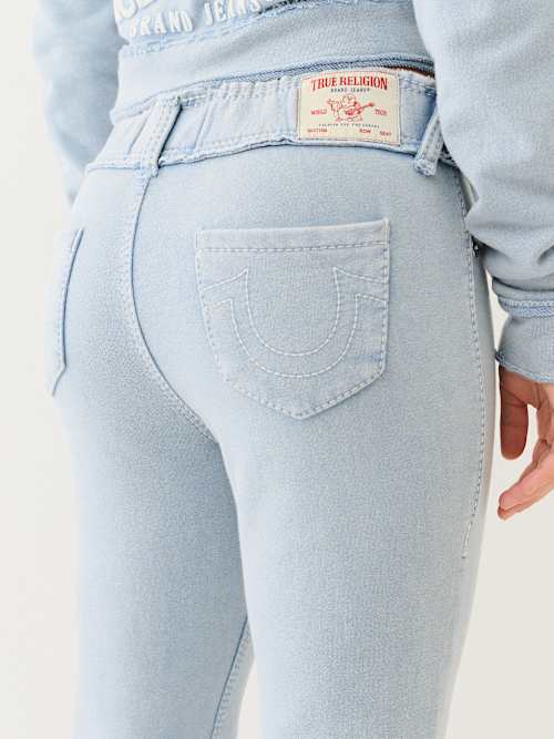 WASHED BIG T RAW EDGE TRACK PANT