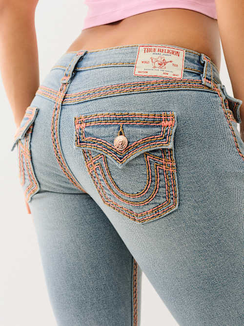 ДЖИНСЫ-КЛЕШ JOEY С НИЗКОЙ ПОСАДКОЙ И SUPER QT