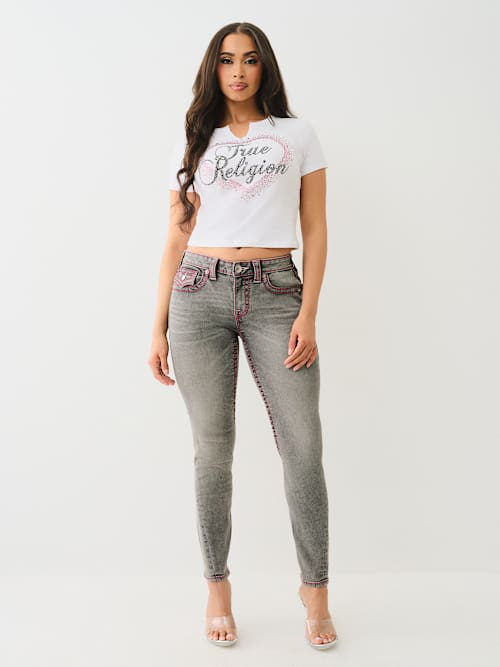 JENNIE TWISTED INSEAM BIG T CURVY SKINNY JEAN