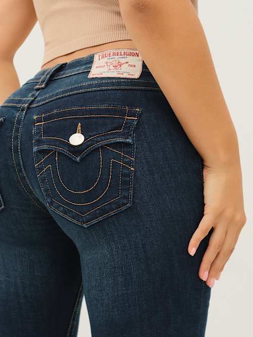 JOEY MID RISE FLAP FLARE JEAN