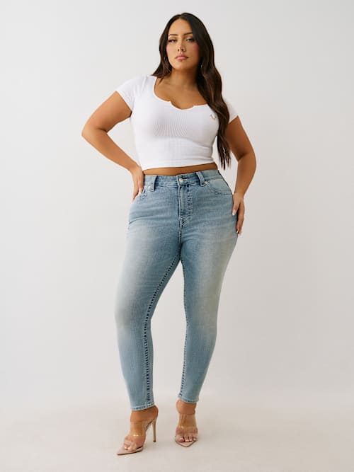 PLUS JENNIE MID RISE SKINNY JEAN