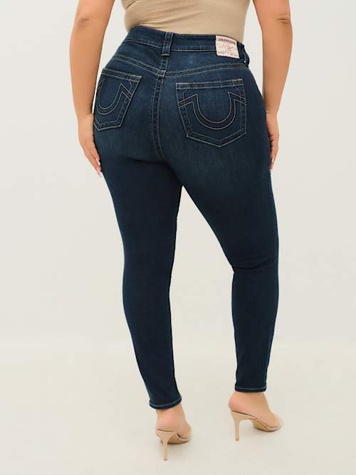 PLUS JENNIE MID RISE CURVY SKINNY JEAN