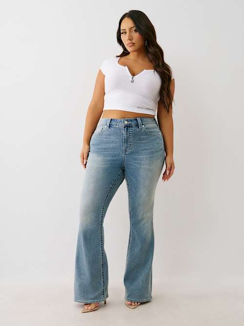 PLUS BECCA MID RISE BOOTCUT JEAN