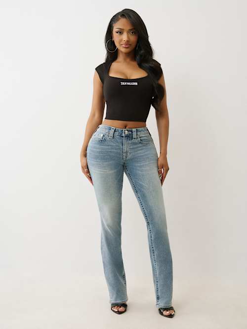 BILLIE MID RISE STRAIGHT JEAN