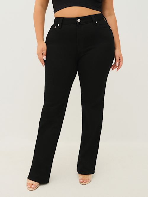 PLUS BILLIE MID RISE STRAIGHT JEAN