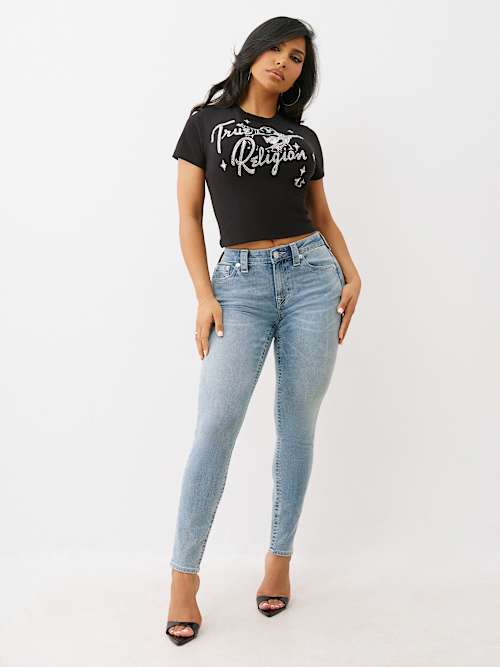 HALLE MID RISE SUPER SKINNY JEAN
