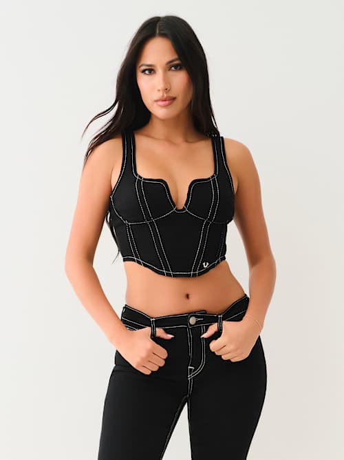 LUREX BIG T ZIP CORSET
