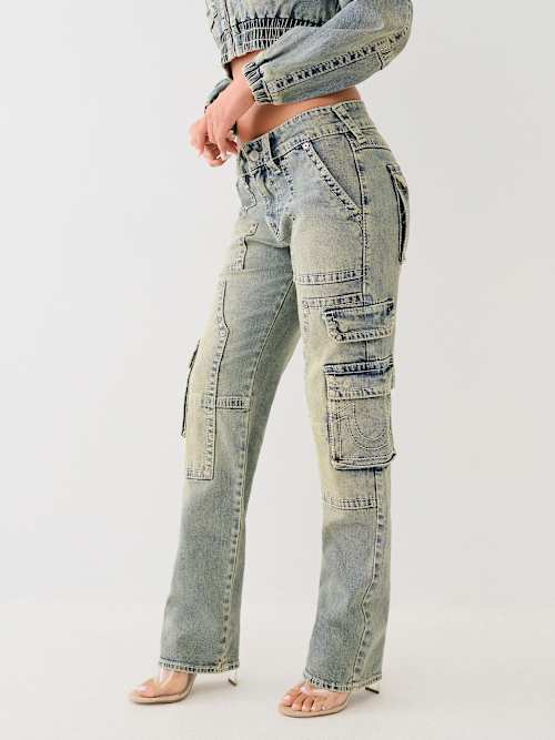 ВИНТАЖНЫЕ ДЖИНСЫ-КАРГО CARPENTER RICKI