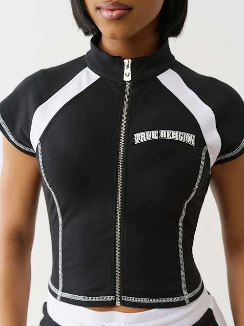 СПОРТИВНАЯ КУРТКА ИЗ ФРАНЦУЗСКОГО МАХРА