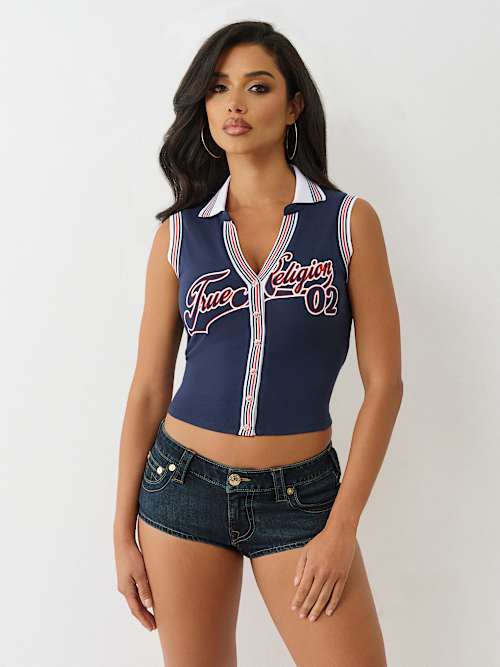 SPORTY TERRY POLO TANK