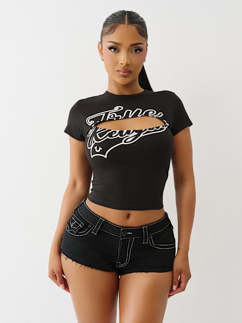 SPORTY FRONT CUT OUT TOP