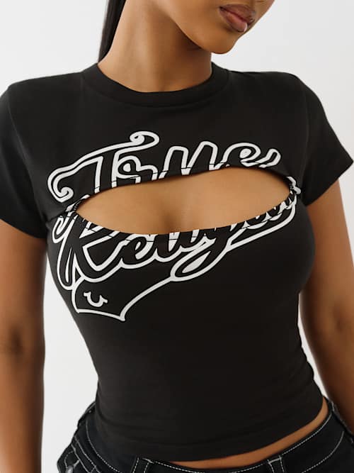SPORTY FRONT CUT OUT TOP