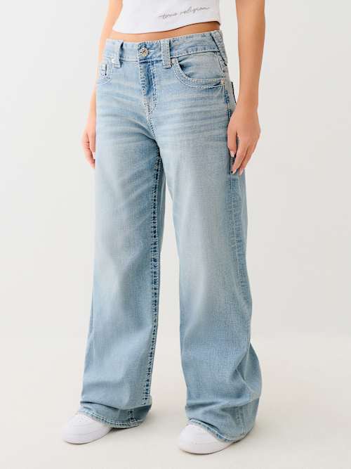 BOBBI MID RISE BIG T BAGGY JEAN