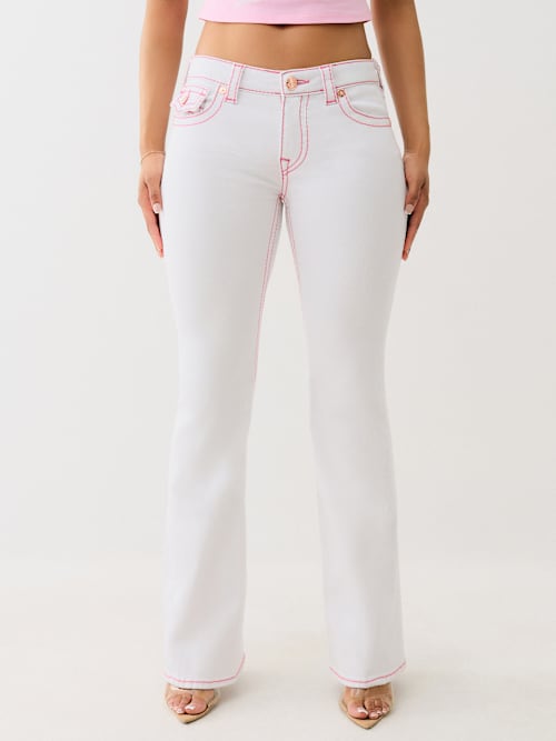 JOEY MID RISE SUPER T FLARE JEAN
