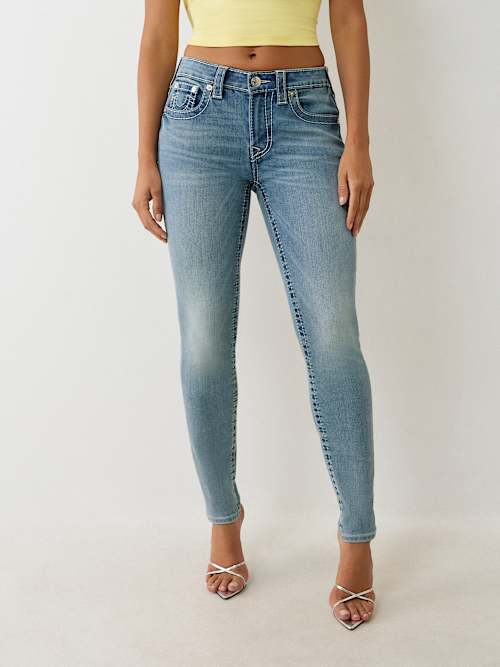 JENNIE BIG T BRAIDED HORSESHOE CURVY SKINNY JEAN